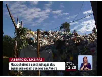 "Central de resíduos em Aveiro parece lixeira a céu aberto", diz RTP "Central de resíduos em Aveiro parece lixeira a céu aberto", diz RTP